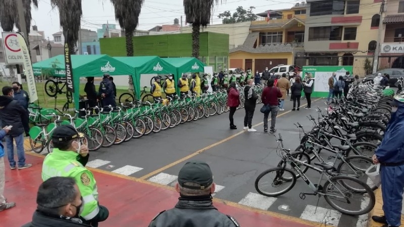 La Molina: Municipalidad inaugura vías de micromovilidad en coyuntura por COVID-19