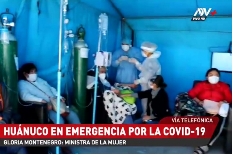 Gloria Montenegro informó la situación de la emergencia en Huánuco
