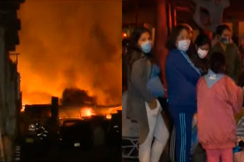 Más de 60 familias quedan damnificadas tras incendio en Cercado de Lima