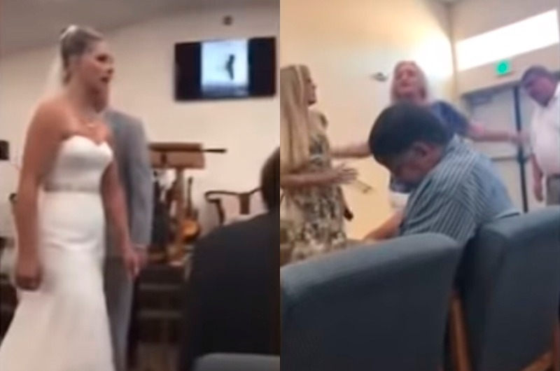 Mujer interrumpe boda de su hijo y novia la enfrenta a gritos: ”No va a arruinar mi boda”