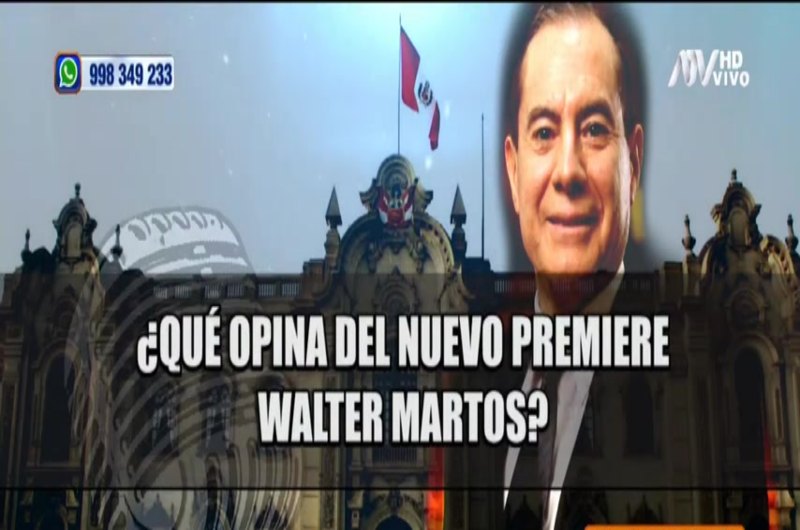 Limeños opinan sobre el gabinete ministerial liderado por Walter Martos