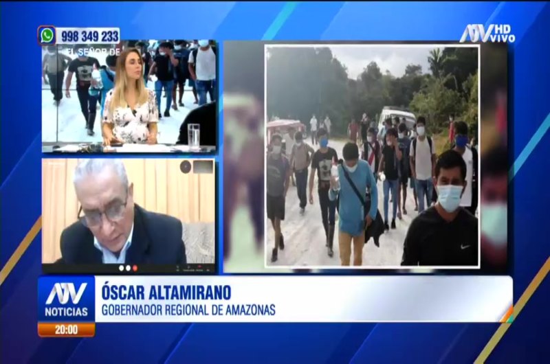 Óscar Altamirano se pronuncia sobre situación en Amazonas