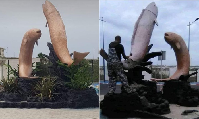 Estatuas de peces