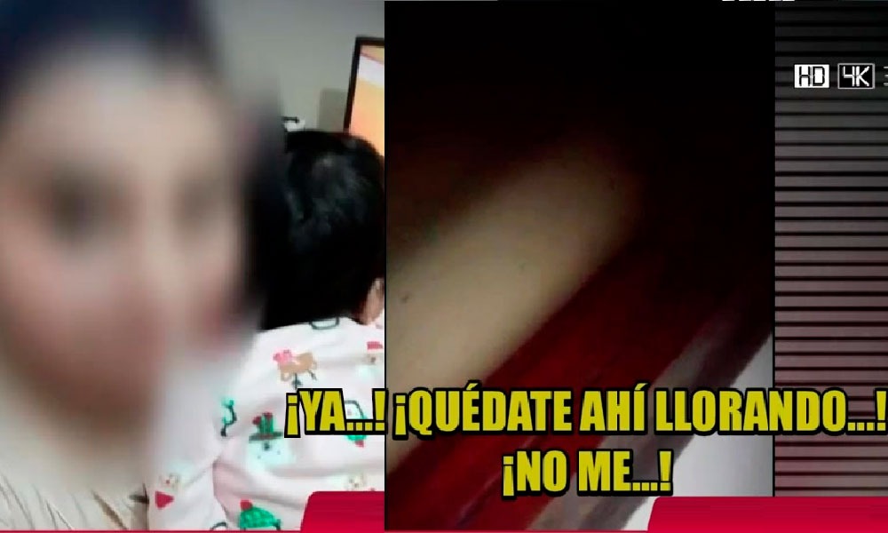 Desgarrador llanto de una bebé agredida por su madre quedó registrada en video