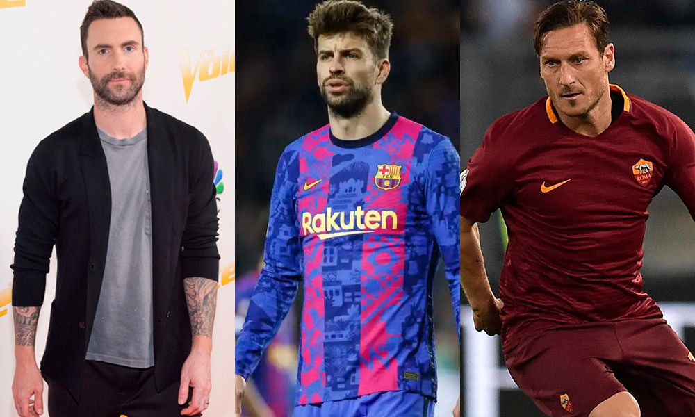 Adam Levine, Gerard Piqué y Francesco Totti: Las infidelidades de los celebrities