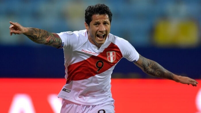 Gianluca Lapadula Peru v Paraguay Copa America 07022021