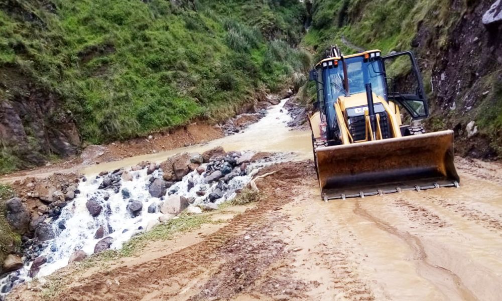 Huarochirí fue afectada por lluvias en los últimos días