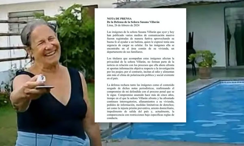Descargo de la abogada de Susana Villarán. Fuente: ATV